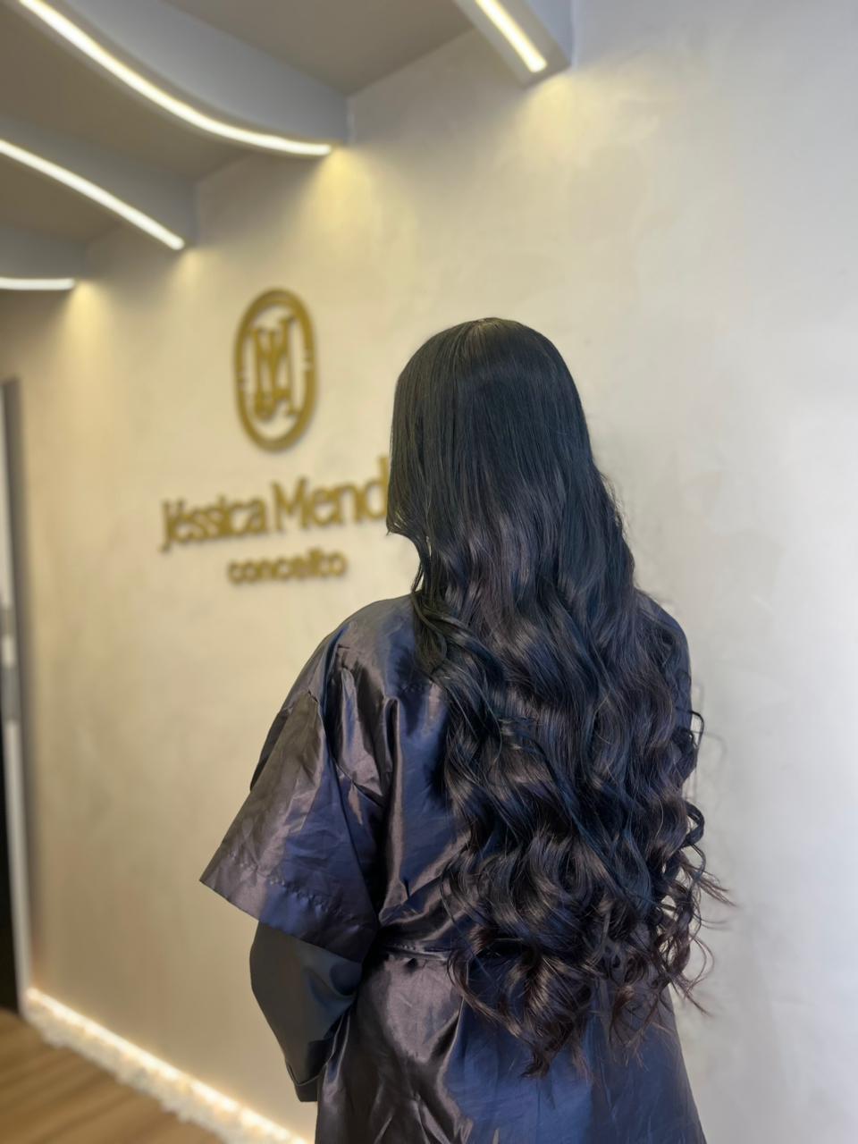Resultado real de mega hair — Caso 01